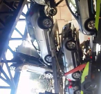  فيديو: للمرة الرابعة - شاحنة تصطدم بجسر في تل أبيب دون وقوع اصابات 